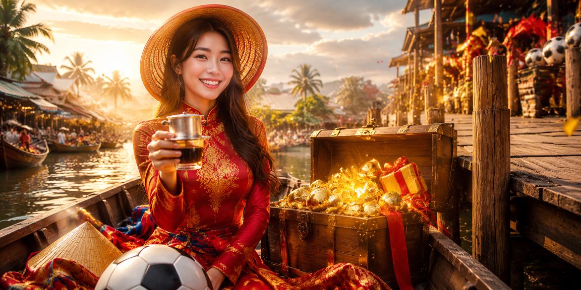 Người dùng miền Tây xem khuyến mãi casino tại quán cà phê vùng Mekong